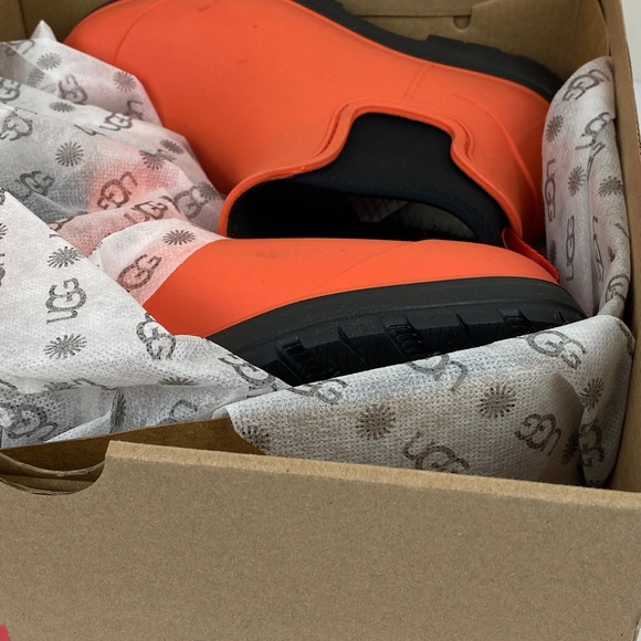 UGG Droplet Lug Sole Waterproof Rain Boots Hazard Size 5 - Picture 8 of 13